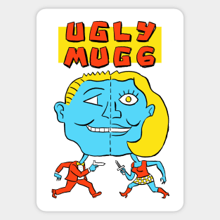 Ugly Mug 6 cover Sticker